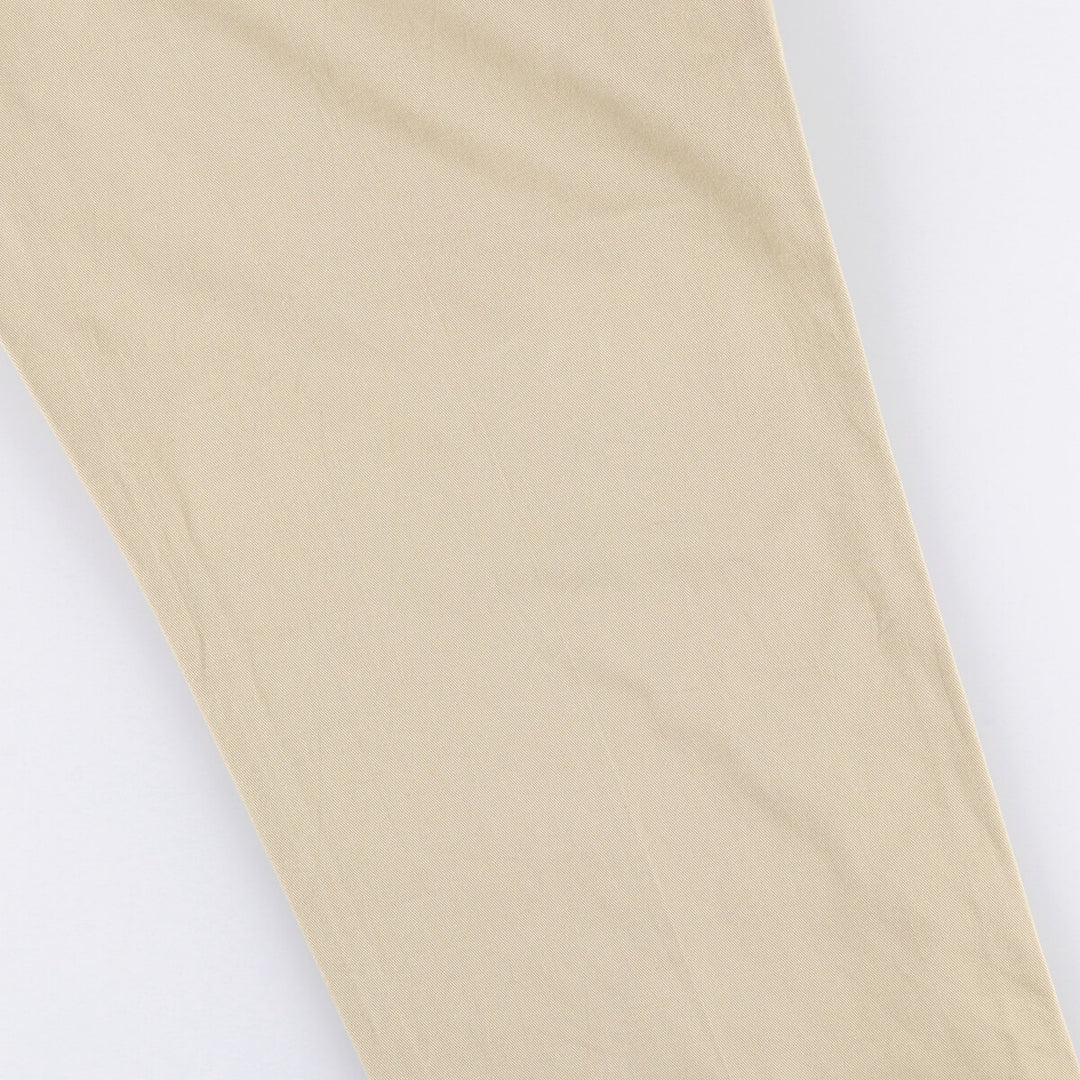 Ralph Lauren Polo Ralph Lauren Two-pleat Chino Pants for Men, W34 equivalent cotton Beige type Vintage Second Hand