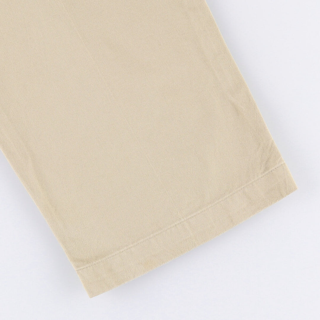 Ralph Lauren Polo Ralph Lauren Two-pleat Chino Pants for Men, W34 equivalent cotton Beige type Vintage Second Hand