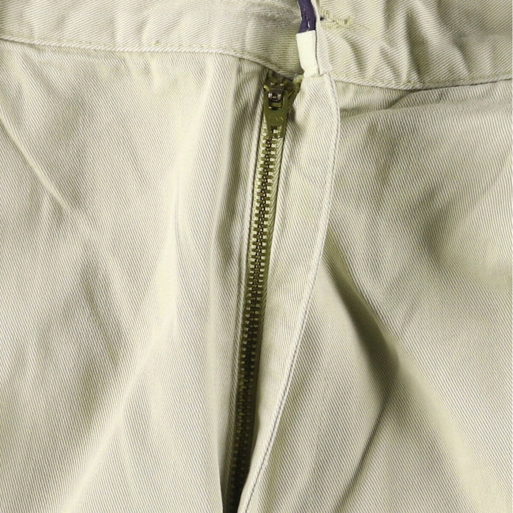 Ralph Lauren Polo Ralph Lauren Two-pleat Chino Pants for Men, W35 cotton Beige type Vintage Second Hand