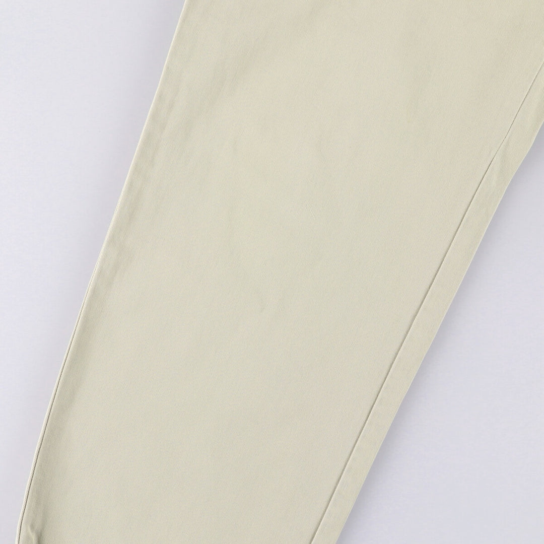 Ralph Lauren Polo Ralph Lauren Two-pleat Chino Pants for Men, W35 cotton Beige type Vintage Second Hand