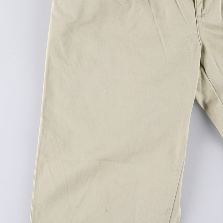 Ralph Lauren POLO by Ralph Lauren HAMMOND PANT, two-pleat chino pants, men's, W33 equivalent cotton Beige type Vintage Second Hand