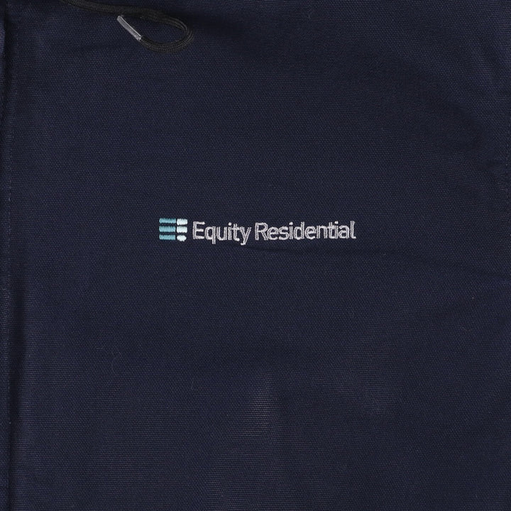 Carhartt Active Jacket Duck Full Zip Parka Made in USA Men's L size cotton navy blue type Vintage Second Hand