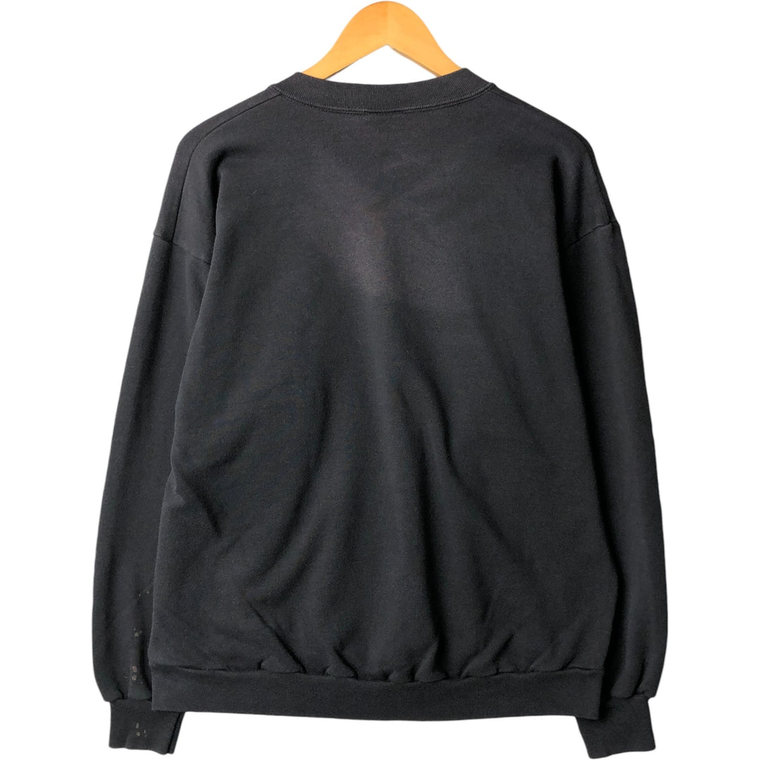 Vintage 90'S Mickey Mouse character sweatshirt, Made in USA, Men's XL cotton black type Vintage Second Hand