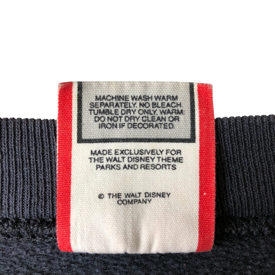 Vintage 90'S Mickey Mouse character sweatshirt, Made in USA, Men's XL cotton black type Vintage Second Hand