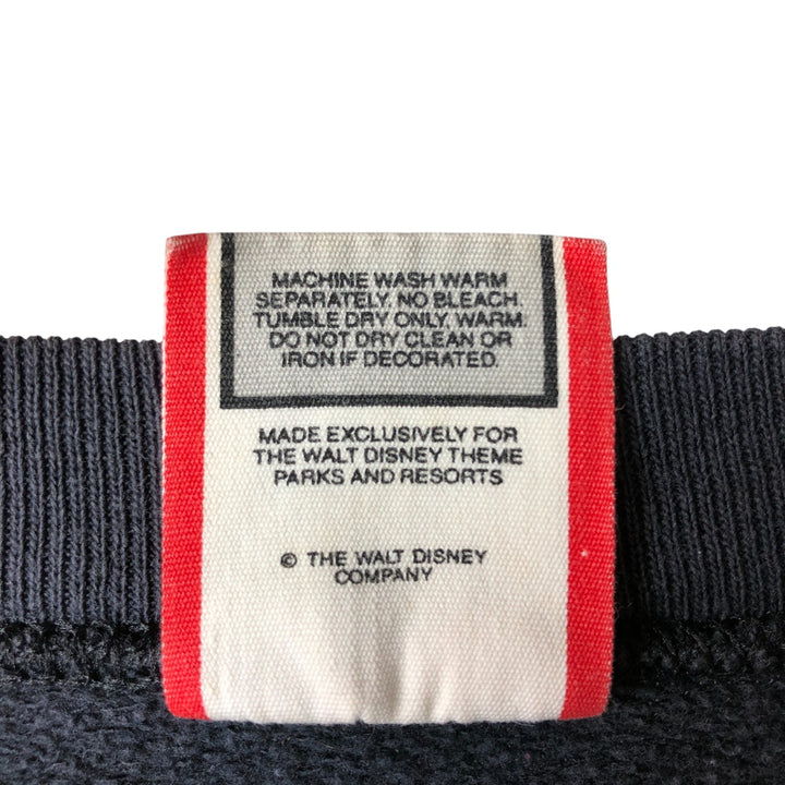Vintage 90'S Mickey Mouse character sweatshirt, Made in USA, Men's XL cotton black type Vintage Second Hand