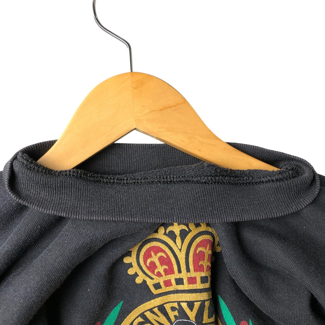 Vintage 90'S Mickey Mouse character sweatshirt, Made in USA, Men's XL cotton black type Vintage Second Hand