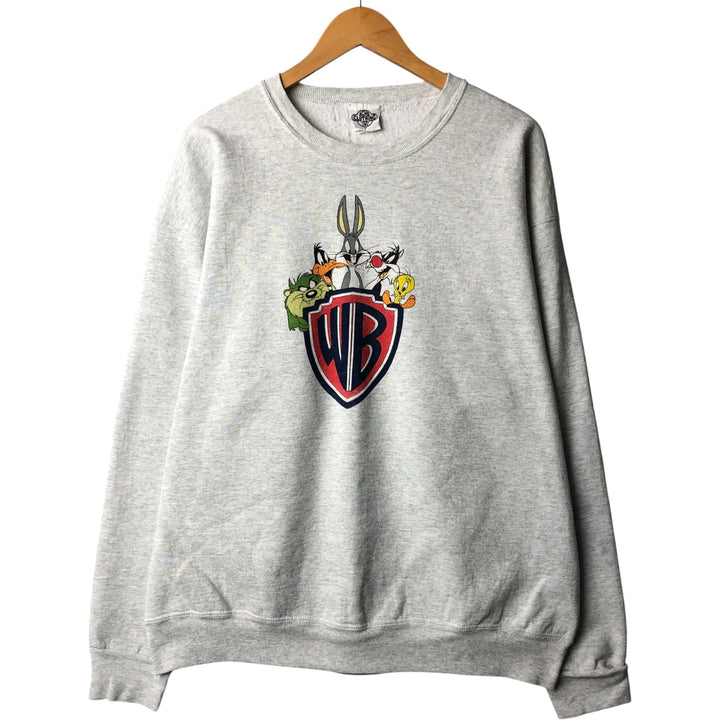 Vintage 90'S Looney Tunes character sweatshirt, Made in USA, Men's XL cotton gray type Vintage Second Hand