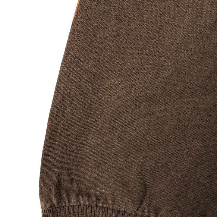 Harley-Davidson Motorcycle Long Sleeve T-Shirt, Men's Size XL cotton Khaki type brown Vintage Second Hand