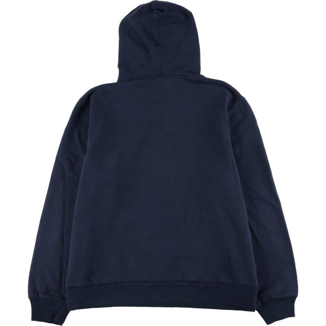 Nike Sweat Pullover Hoodie, Men's Size L cotton navy blue type Vintage Second Hand