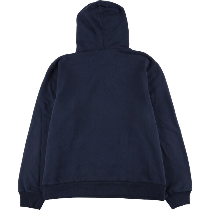 Nike Sweat Pullover Hoodie, Men's Size L cotton navy blue type Vintage Second Hand