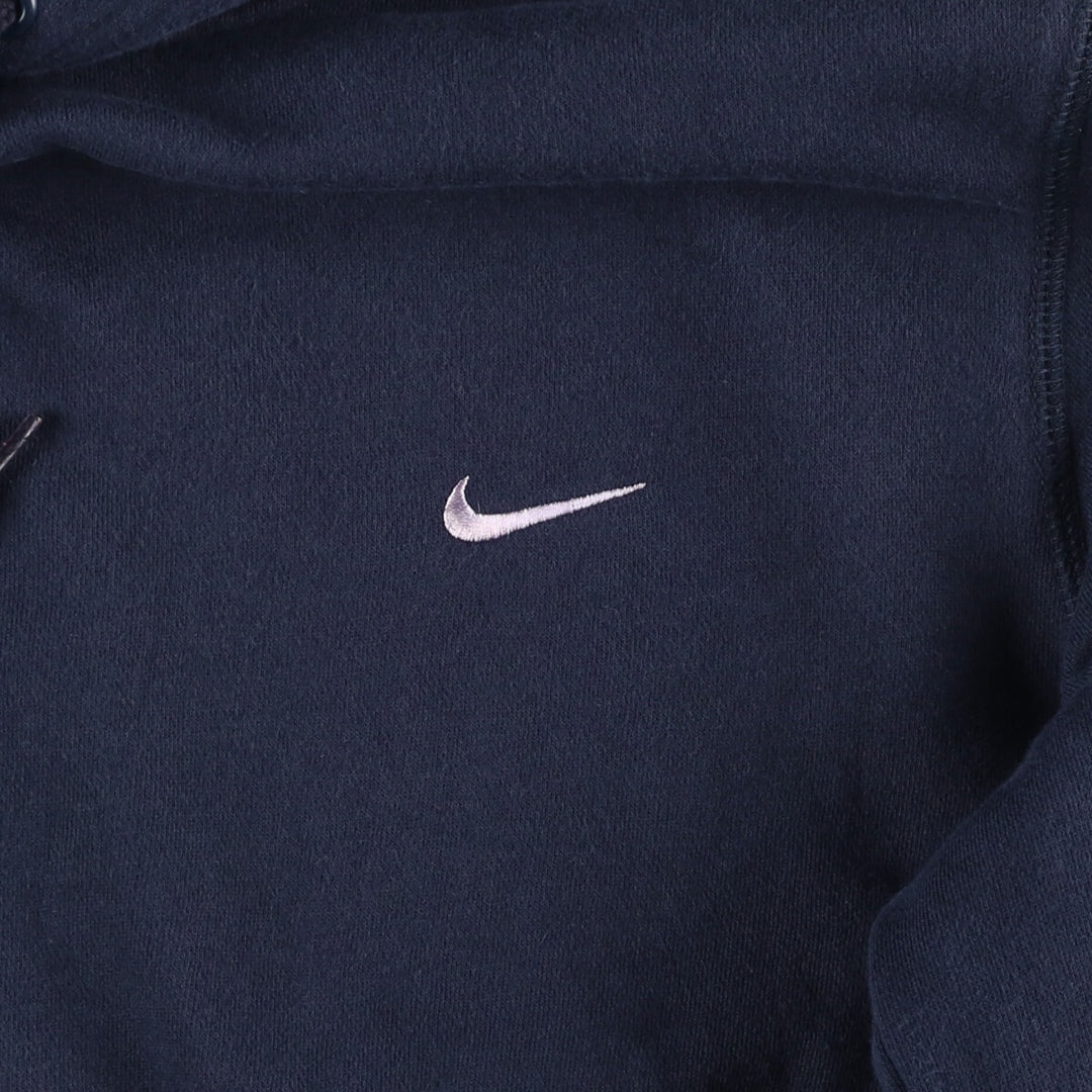 Nike Sweat Pullover Hoodie, Men's Size L cotton navy blue type Vintage Second Hand