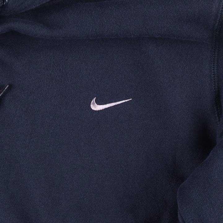 Nike Sweat Pullover Hoodie, Men's Size L cotton navy blue type Vintage Second Hand