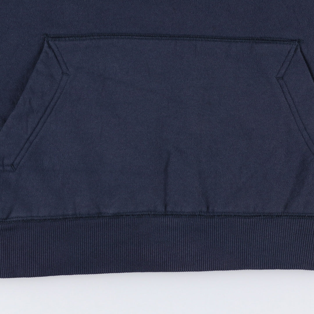 Nike Sweat Pullover Hoodie, Men's Size L cotton navy blue type Vintage Second Hand