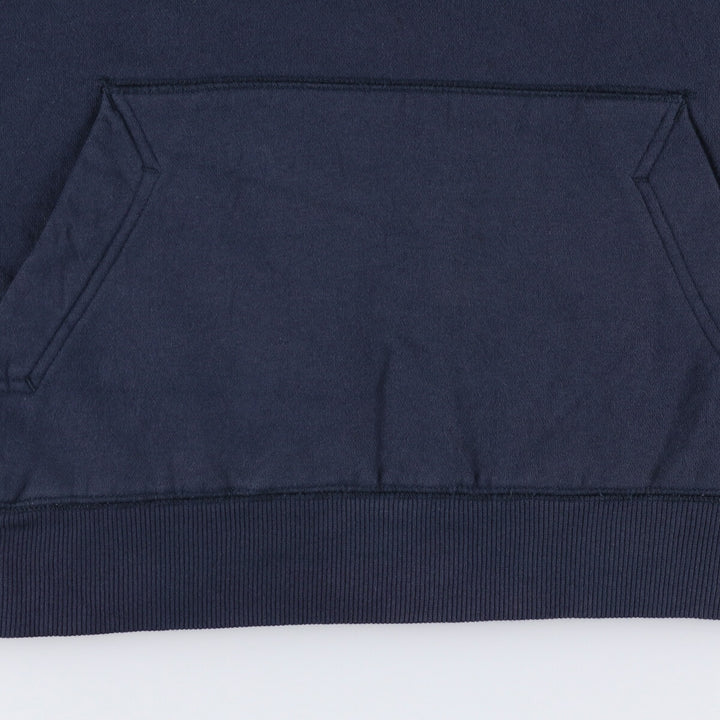 Nike Sweat Pullover Hoodie, Men's Size L cotton navy blue type Vintage Second Hand