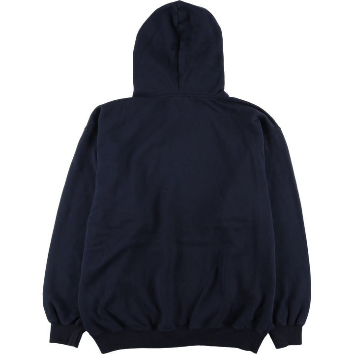 Reebok Sweat Pullover Hoodie, Men's Size M cotton navy blue type Vintage Second Hand