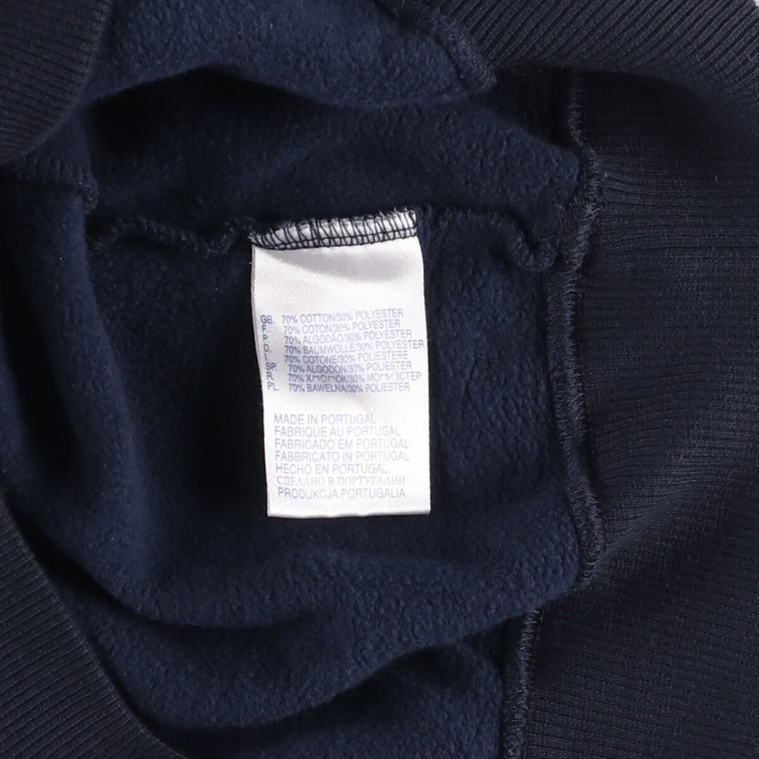 Reebok Sweat Pullover Hoodie, Men's Size M cotton navy blue type Vintage Second Hand