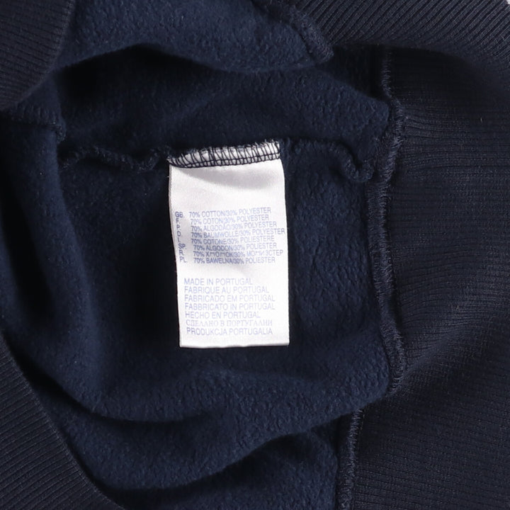 Reebok Sweat Pullover Hoodie, Men's Size M cotton navy blue type Vintage Second Hand