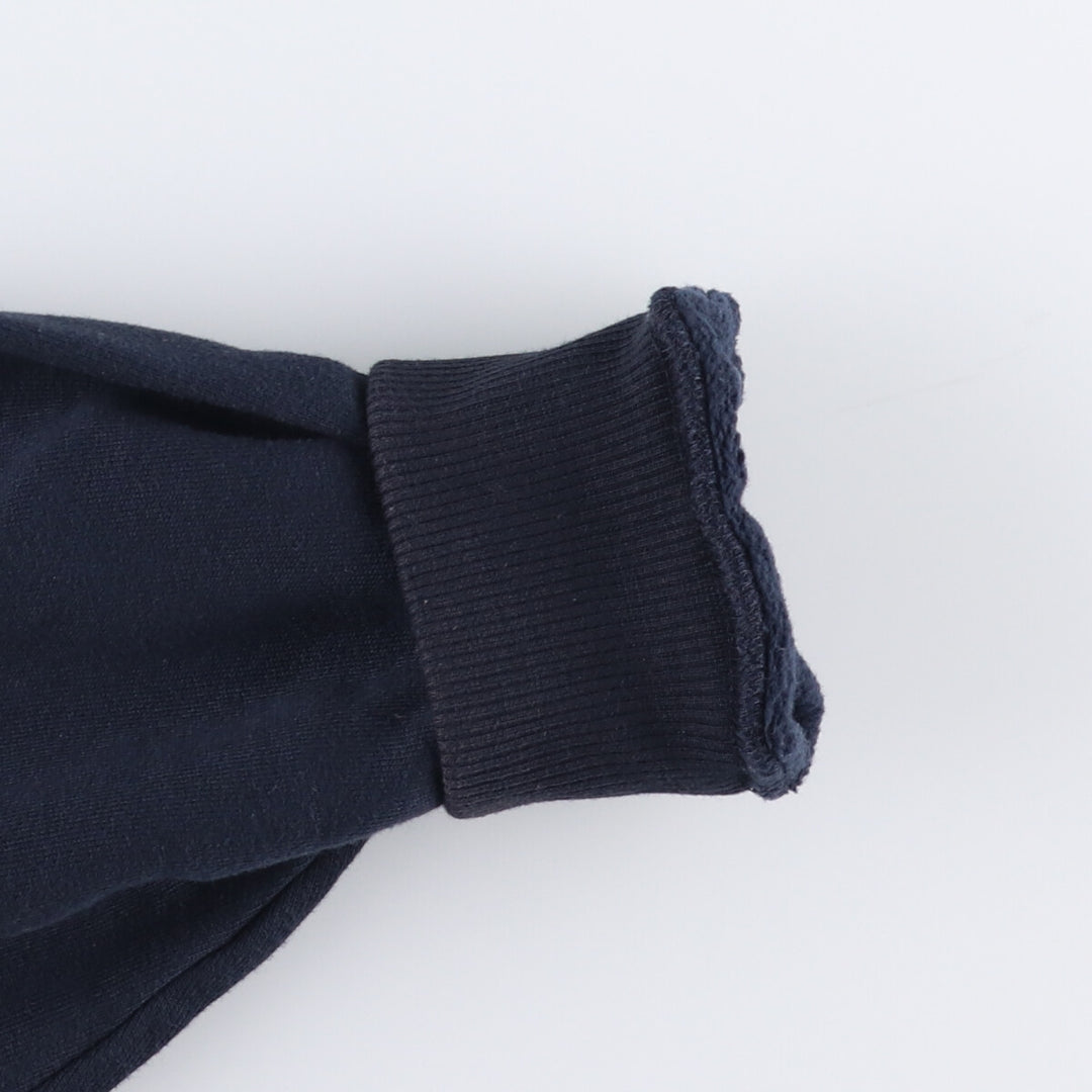 Reebok Sweat Pullover Hoodie, Men's Size M cotton navy blue type Vintage Second Hand