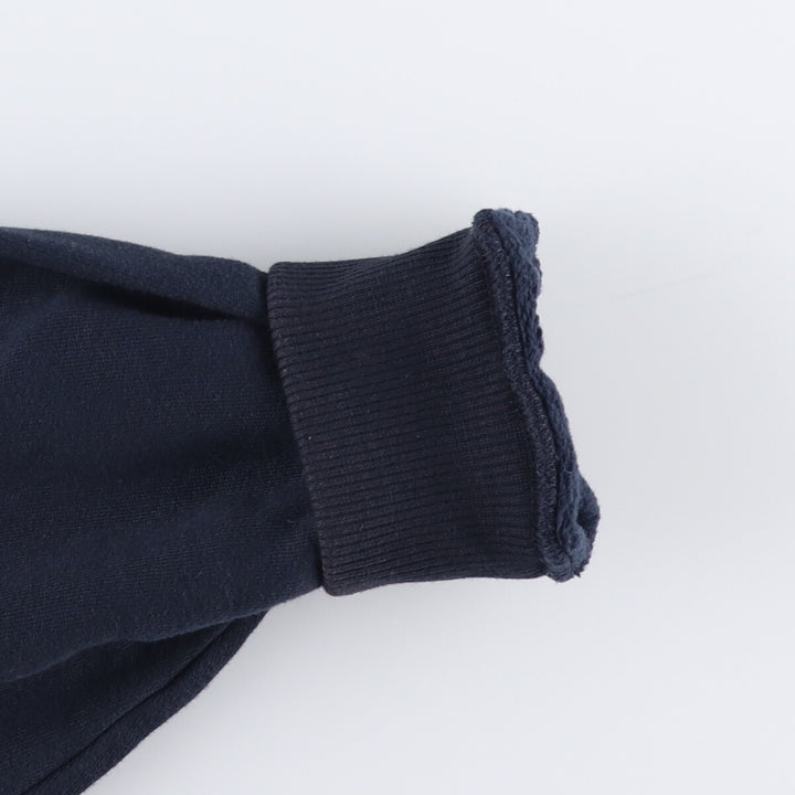 Reebok Sweat Pullover Hoodie, Men's Size M cotton navy blue type Vintage Second Hand