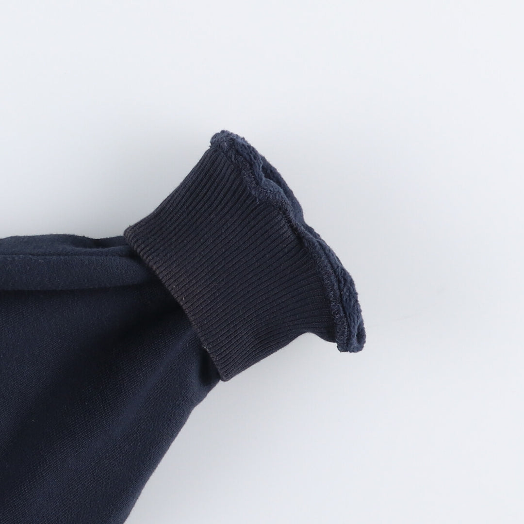 Reebok Sweat Pullover Hoodie, Men's Size M cotton navy blue type Vintage Second Hand