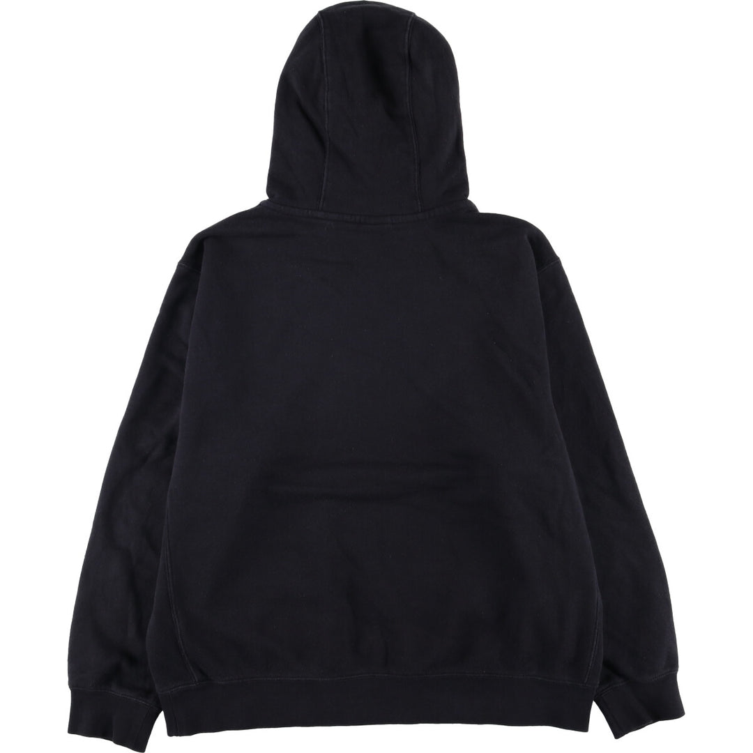 Nike Sweat Pullover Hoodie, Men's Size L cotton black type Vintage Second Hand
