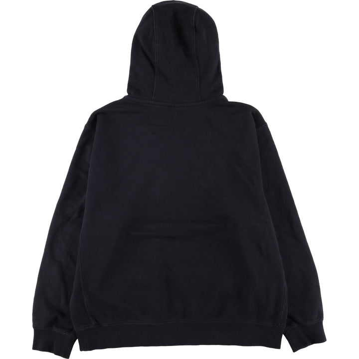 Nike Sweat Pullover Hoodie, Men's Size L cotton black type Vintage Second Hand