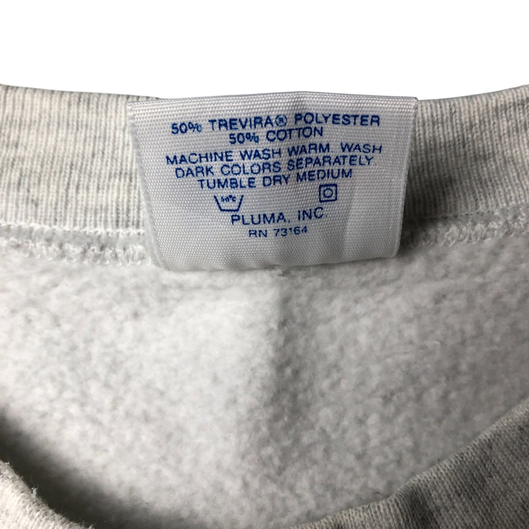 Vintage 90'S SANTEE Home Improvement printed sweatshirt, made in the USA, size L, men's polyester gray type Vintage Second Hand