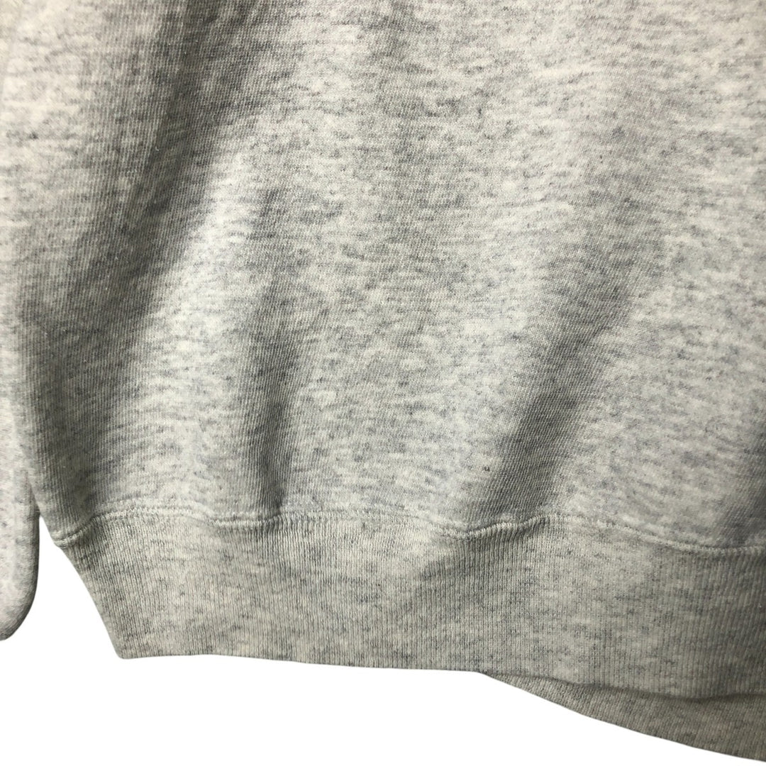 Pannill Heavyweight Printed Sweatshirt, Made in USA, Men's Size L cotton gray type Vintage Second Hand