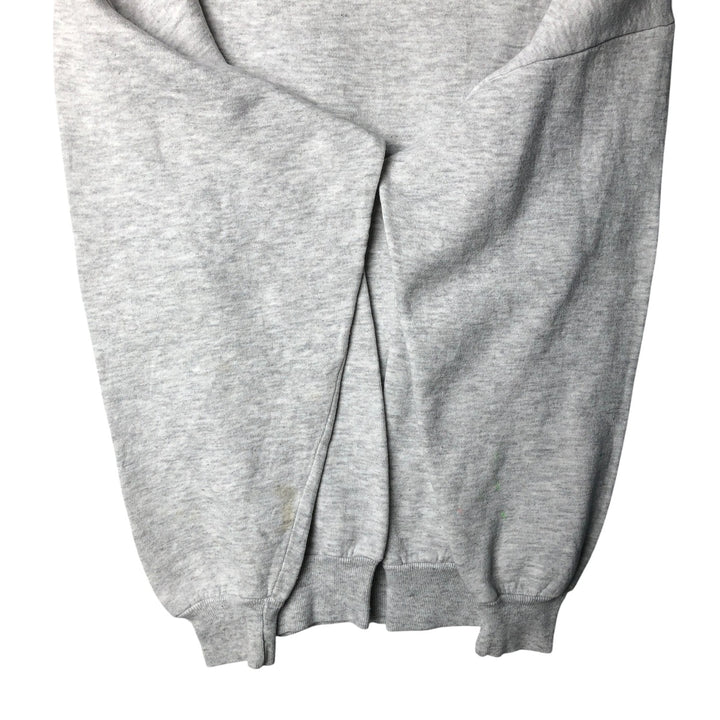 Vintage 80s-90'S Jerzees printed sweatshirt, sweatshirt, made in USA, men's XL size cotton gray type Vintage Second Hand