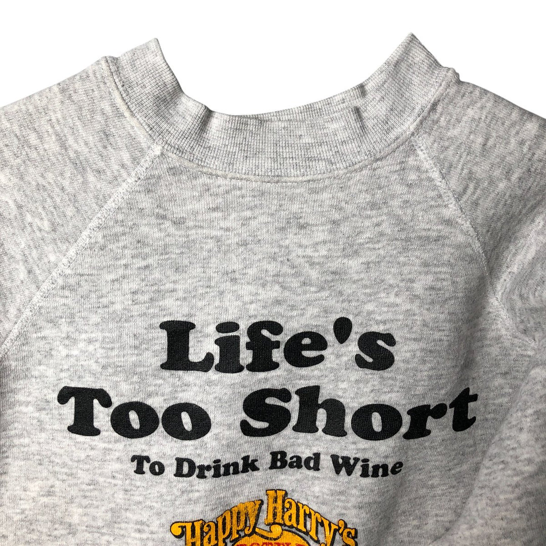 Vintage 90'S DISCUS ATHLETIC printed sweatshirt, made in the USA, size L, men's cotton gray type Vintage Second Hand