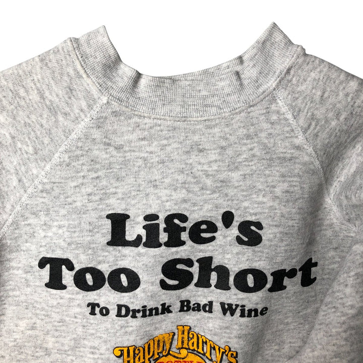 Vintage 90'S DISCUS ATHLETIC printed sweatshirt, made in the USA, size L, men's cotton gray type Vintage Second Hand