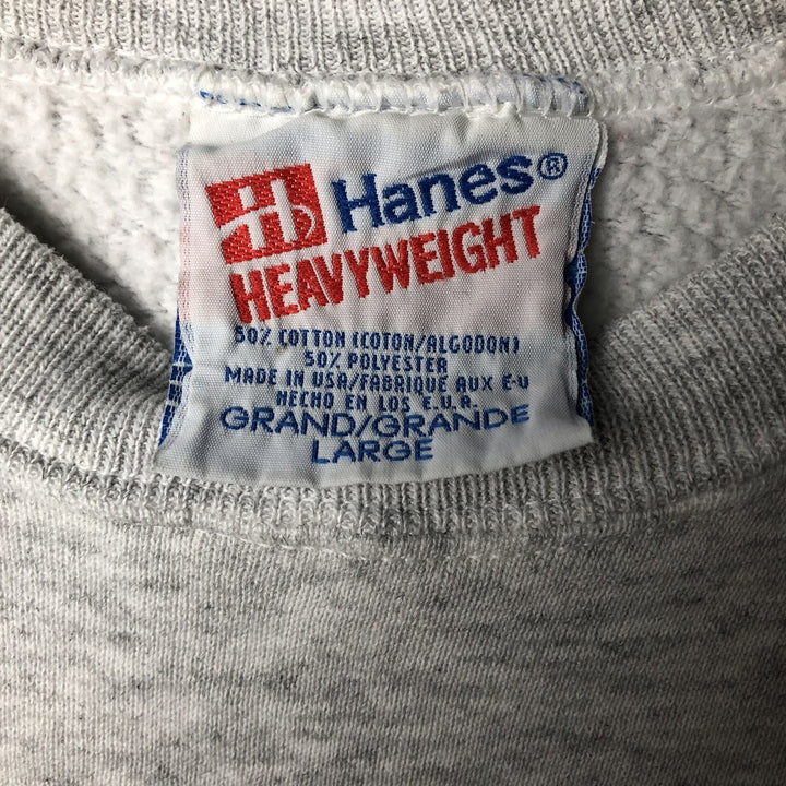 Hanes HEAVYWEIGHT 50 cotton gray type Vintage Second Hand
