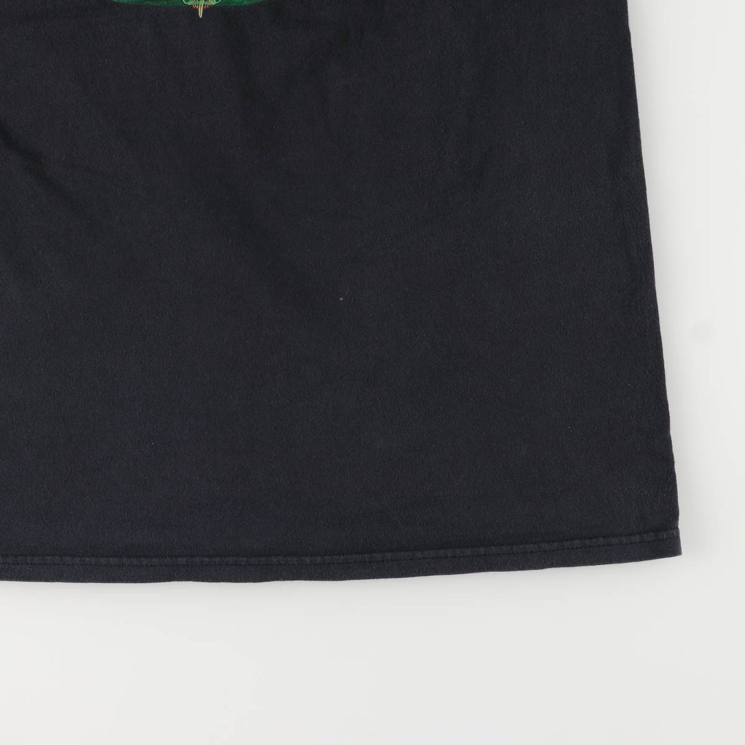 IN-N-OUT BURGER In-and-Out Burger Advertising T-shirt, Men's L size cotton black type Vintage Second Hand