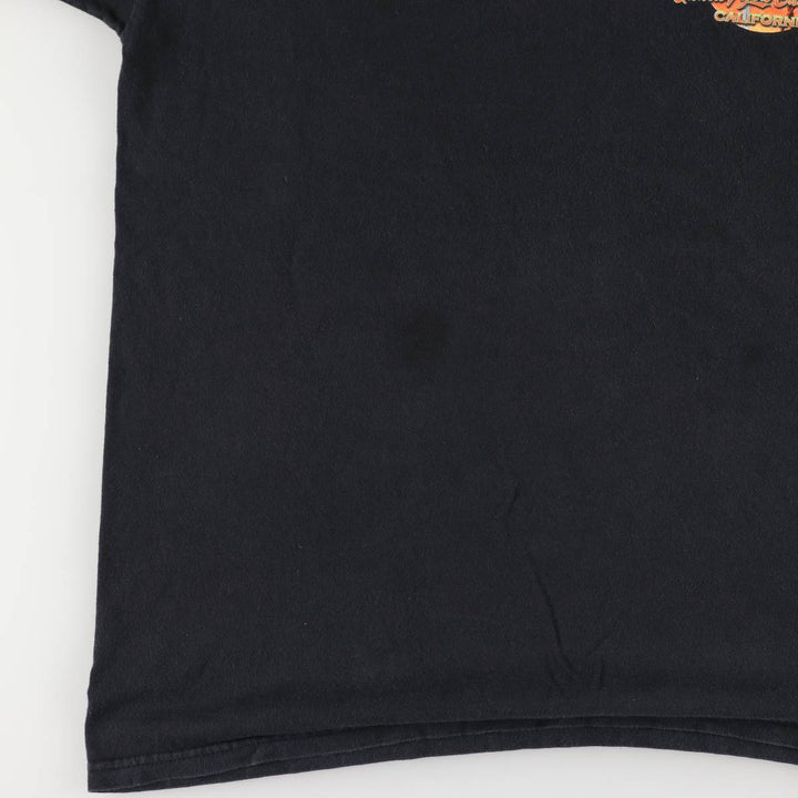 IN-N-OUT BURGER In-and-Out Burger Advertising T-shirt, Men's L size cotton black type Vintage Second Hand