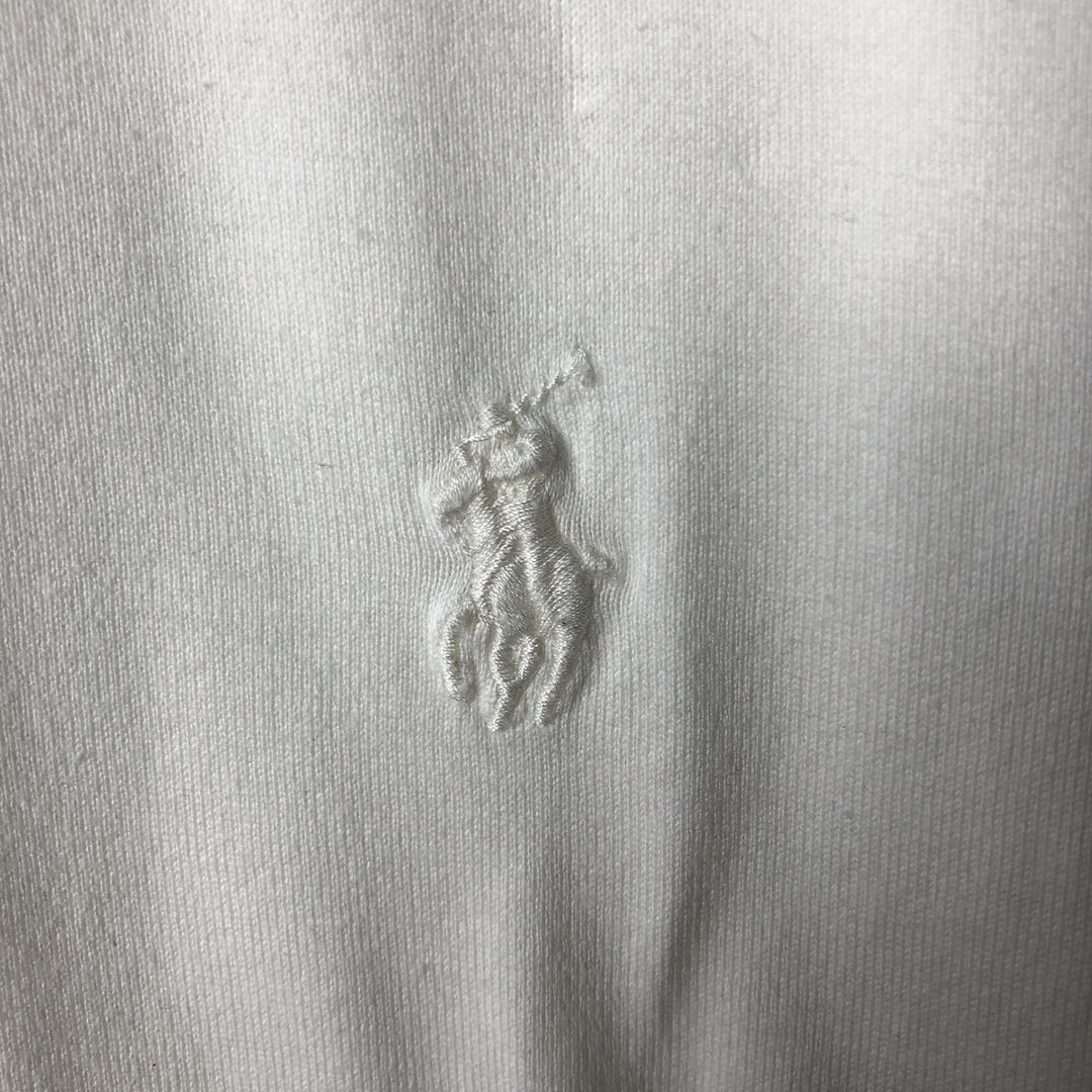 Ralph Lauren POLO by Ralph Lauren Sweat Full Zip Hoodie Men's L size cotton white type Vintage Second Hand