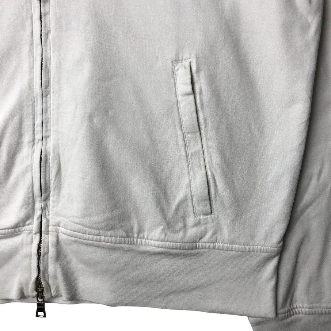 Ralph Lauren POLO by Ralph Lauren Sweat Full Zip Hoodie Men's L size cotton white type Vintage Second Hand