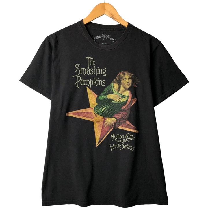 THE SMASHING PUMPKINS Smashing Pumpkins Band T-shirt Band T Men's M equivalent cotton black type Vintage Second Hand