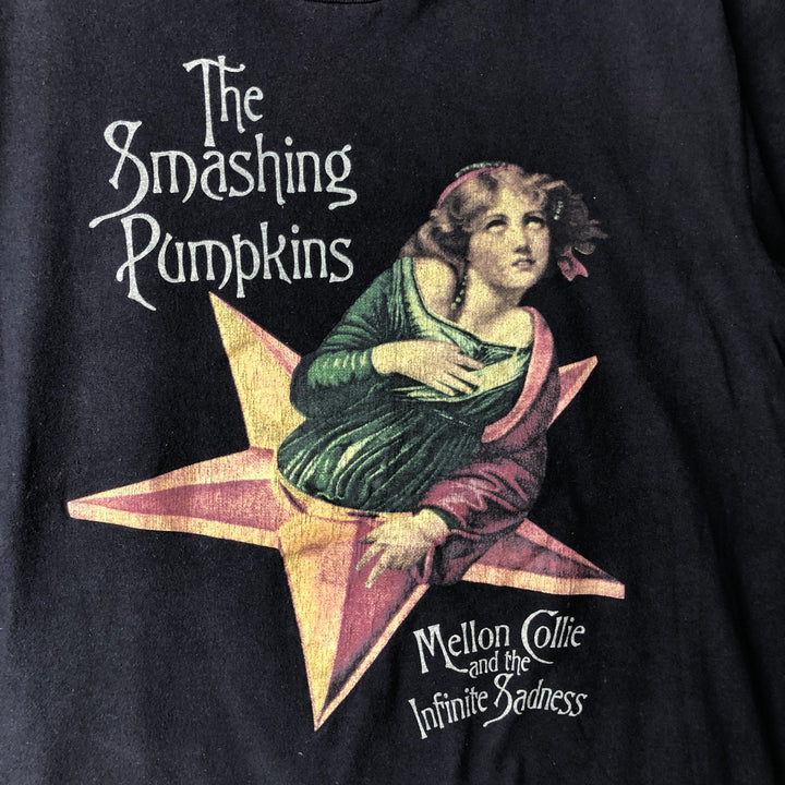 THE SMASHING PUMPKINS Smashing Pumpkins Band T-shirt Band T Men's M equivalent cotton black type Vintage Second Hand