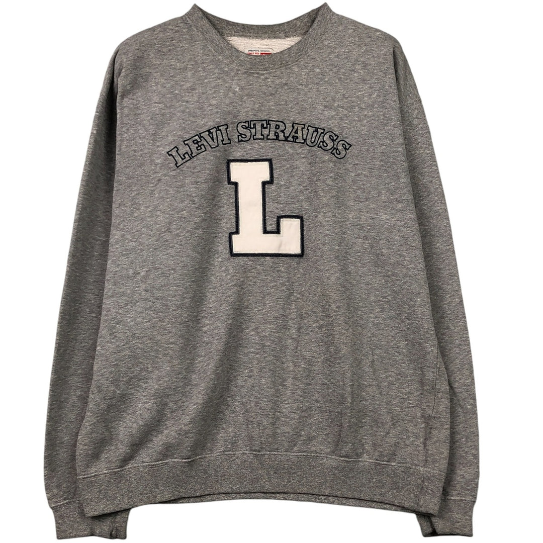 Levi's sweatshirt, men's size M cotton gray type Vintage Second Hand