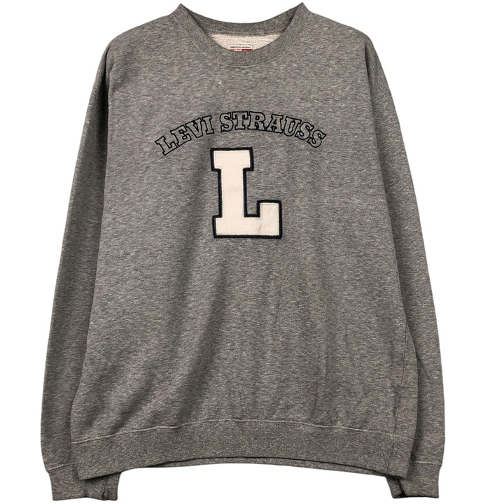 Levi's sweatshirt, men's size M cotton gray type Vintage Second Hand