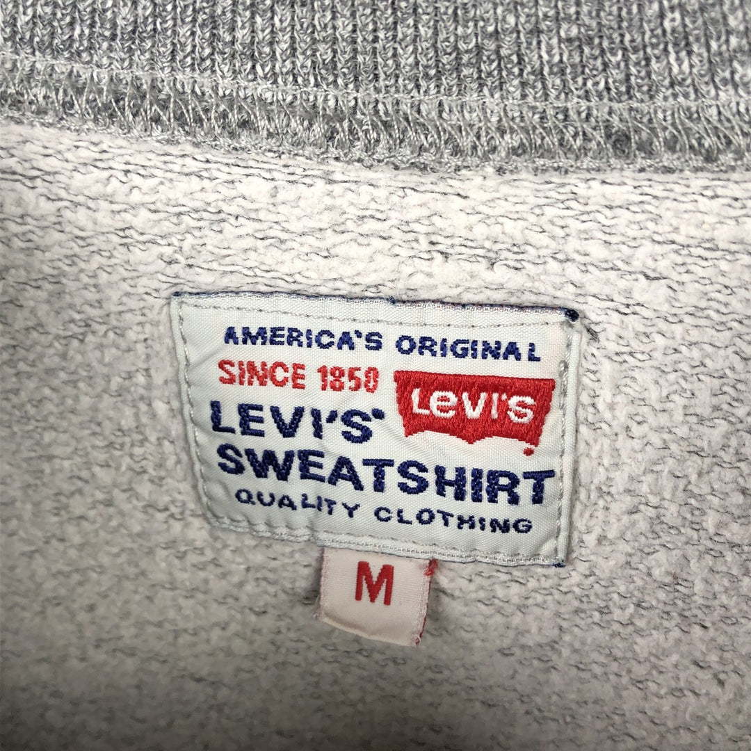 Levi's sweatshirt, men's size M cotton gray type Vintage Second Hand