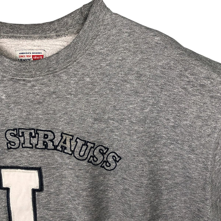 Levi's sweatshirt, men's size M cotton gray type Vintage Second Hand