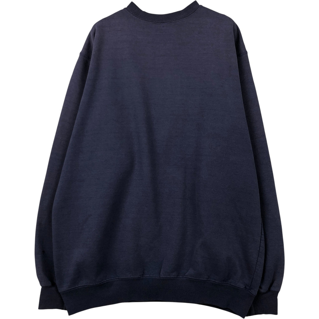 Carhartt One Point Logo Sweatshirt, Men's Size L cotton Navy blue Vintage Second Hand