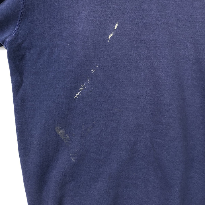Carhartt One Point Logo Sweatshirt, Men's Size L cotton Navy blue Vintage Second Hand