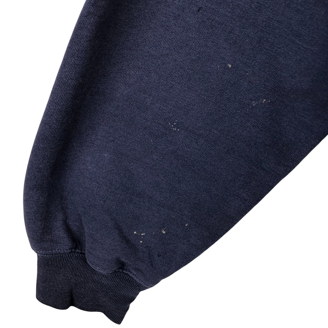 Carhartt One Point Logo Sweatshirt, Men's Size L cotton Navy blue Vintage Second Hand