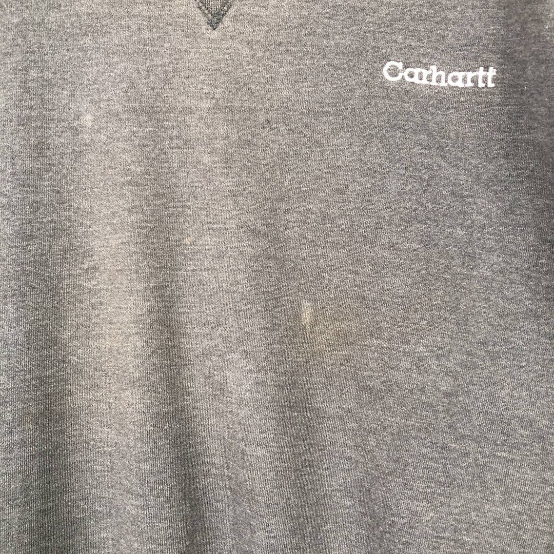Carhartt sweatshirt, men's size L cotton Charcoal Vintage Second Hand