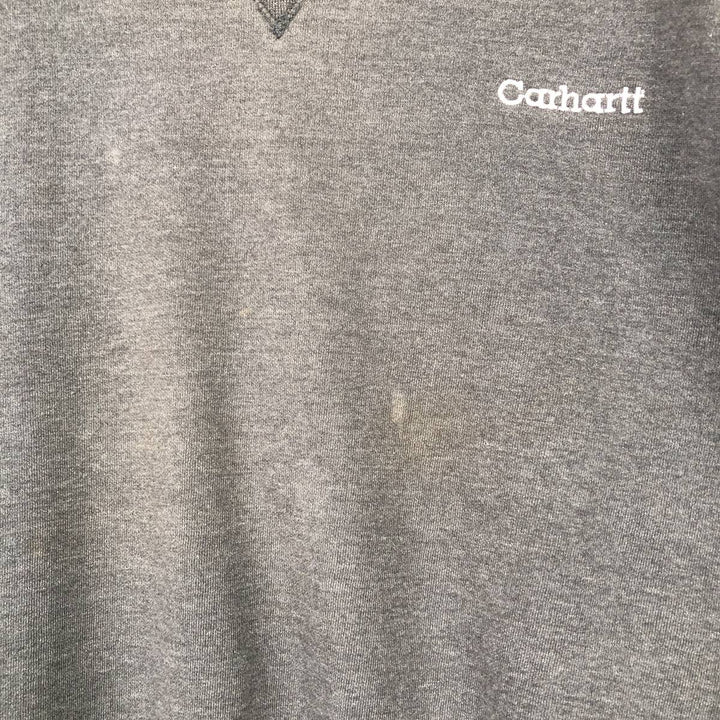 Carhartt sweatshirt, men's size L cotton Charcoal Vintage Second Hand