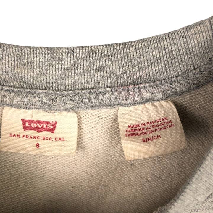 Levi's sweatshirt, men's size S cotton gray type Vintage Second Hand