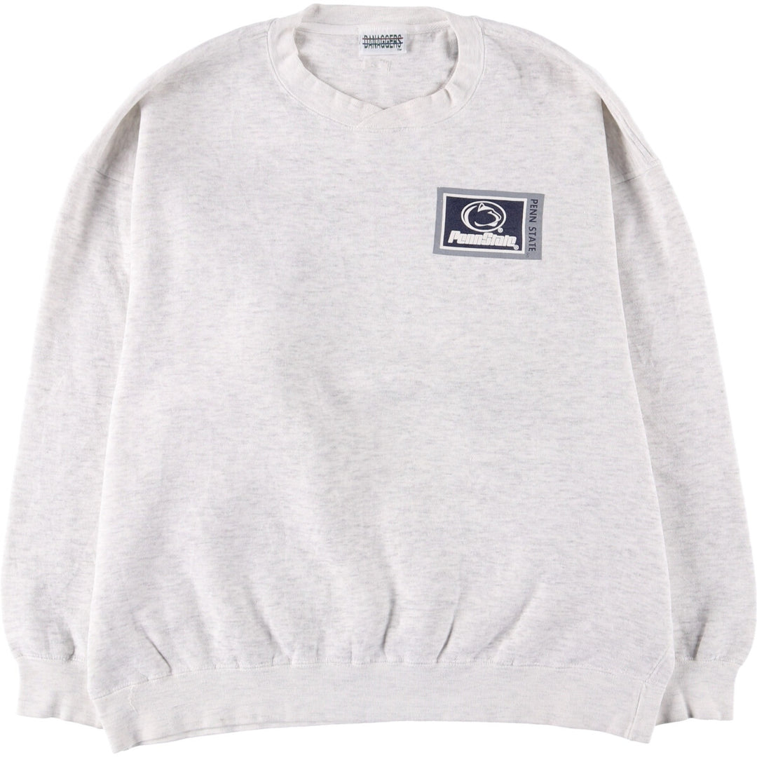 Vintage DANAGGERS PENN STATE Pennsylvania State University College Sweatshirt, Men's Size XL polyester white type Vintage Second Hand