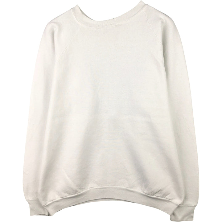 Men's college sweatshirt (size L) unclear white type Vintage Second Hand